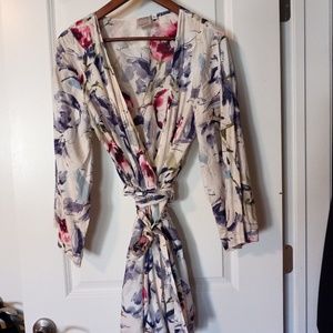 Plum Pretty Sugar Floral Robe